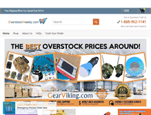 Tablet Screenshot of overstockweekly.com